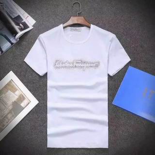 Ferragamo Men Short T-shirt in white Online